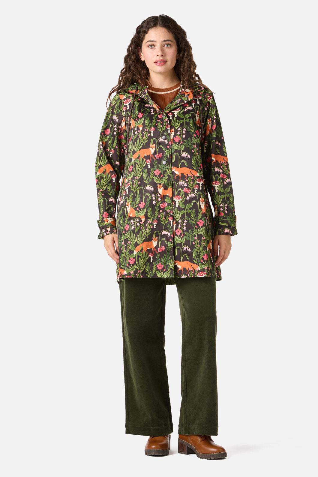 Fancy Foxes Raincoat