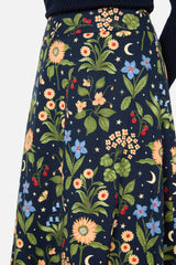 Midnight Garden Midi Skirt