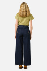Cute Cats Embroidered Denim Jean