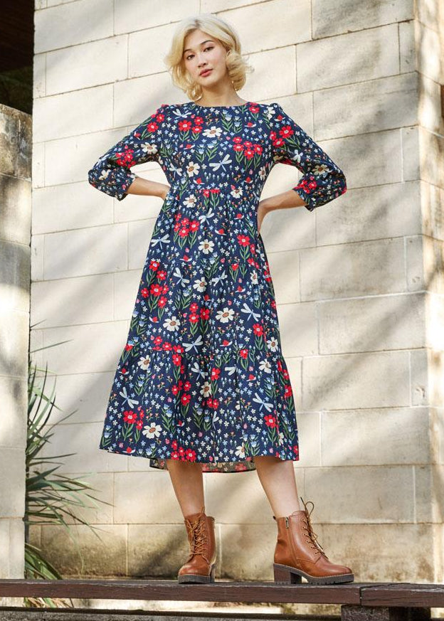 Garden Life Midi Dress