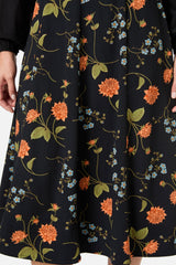 Esmerelda Floral Midi Skirt