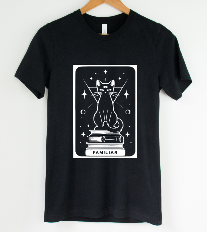 The Familiar Tarot: T-Shirt, Pullover, Hoodie, Tank or Long Sleeve