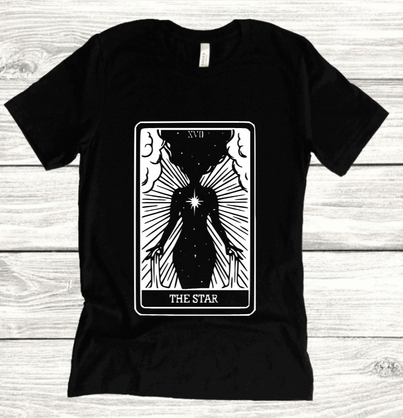 The Star Tarot: T-Shirt, Pullover, Hoodie, Tank or Long Sleeve