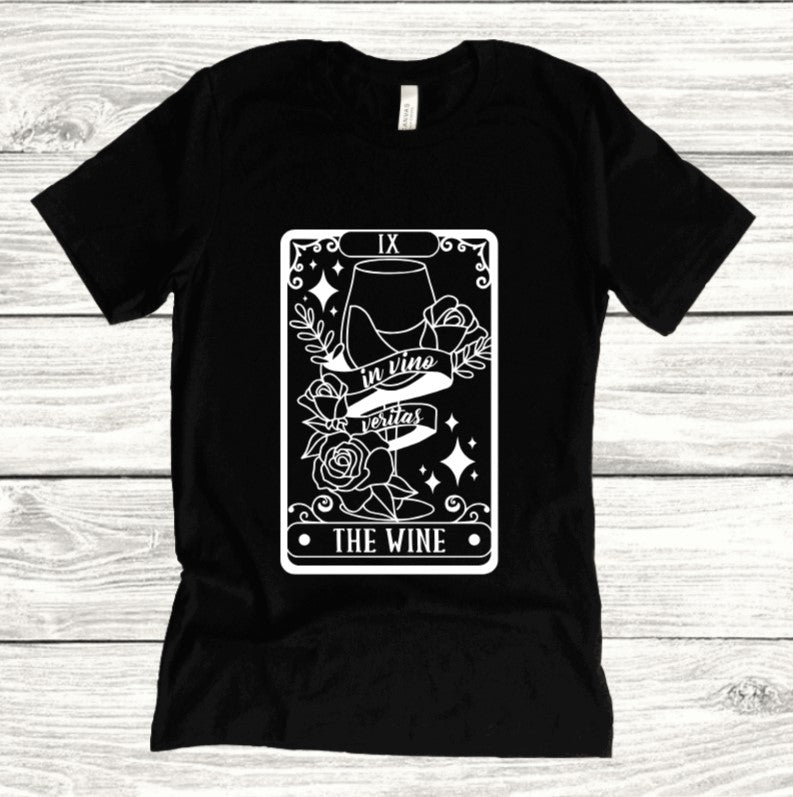 The Wine Tarot: T-Shirt, Pullover, Hoodie, Tank or Long Sleeve