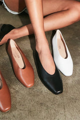 Slick Ballet Flats