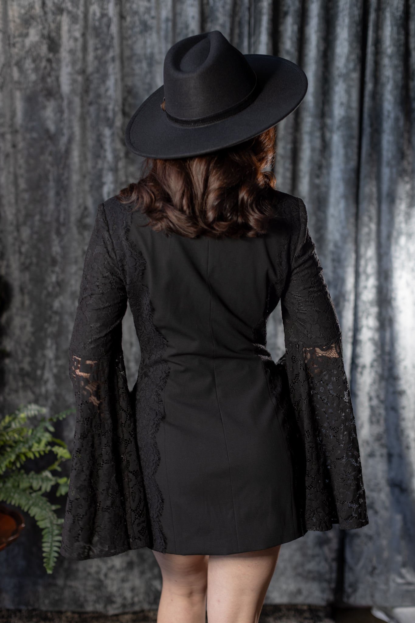 Evangeline - Gothic Blazer Mini Dress