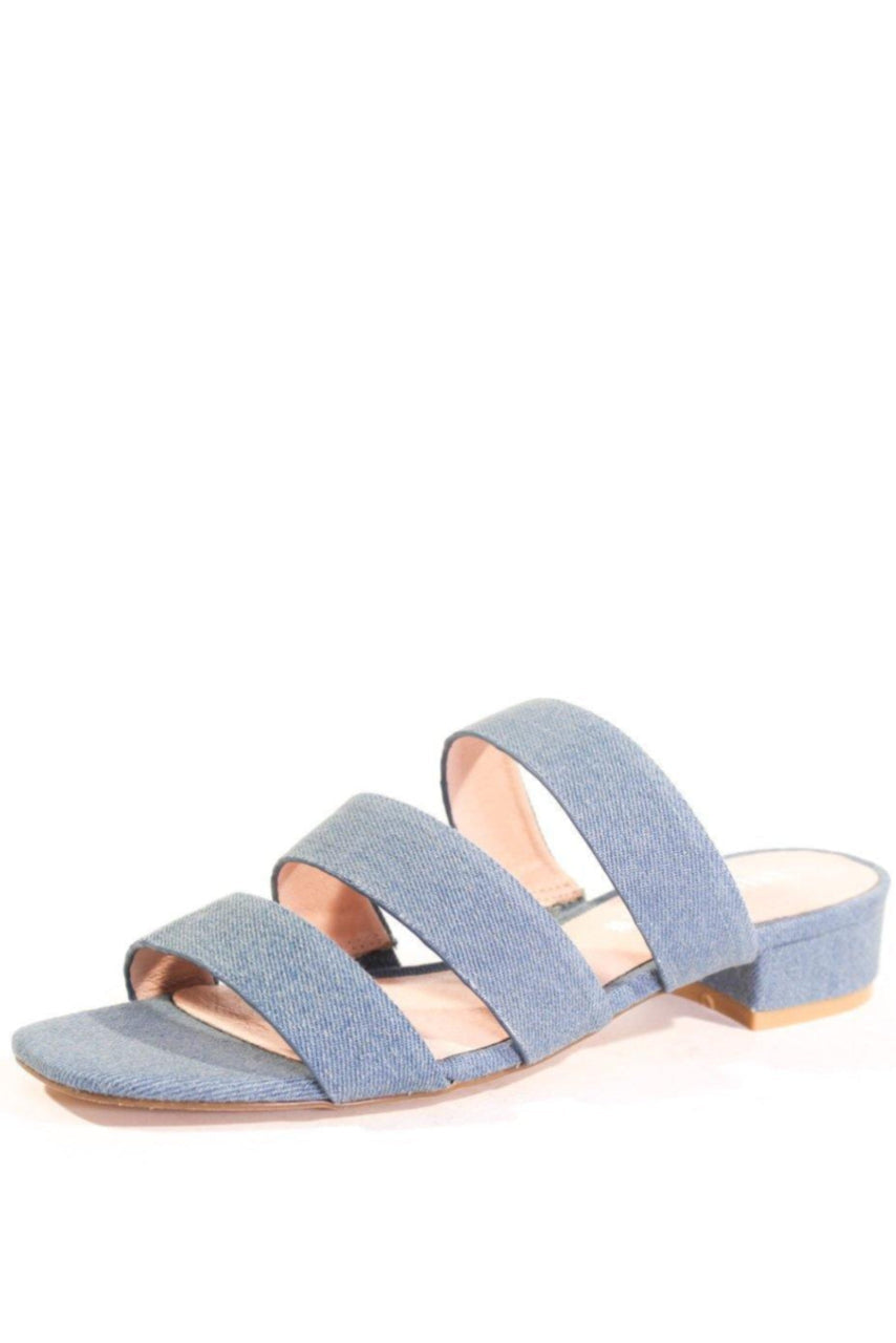 April Denim Sandal Mules