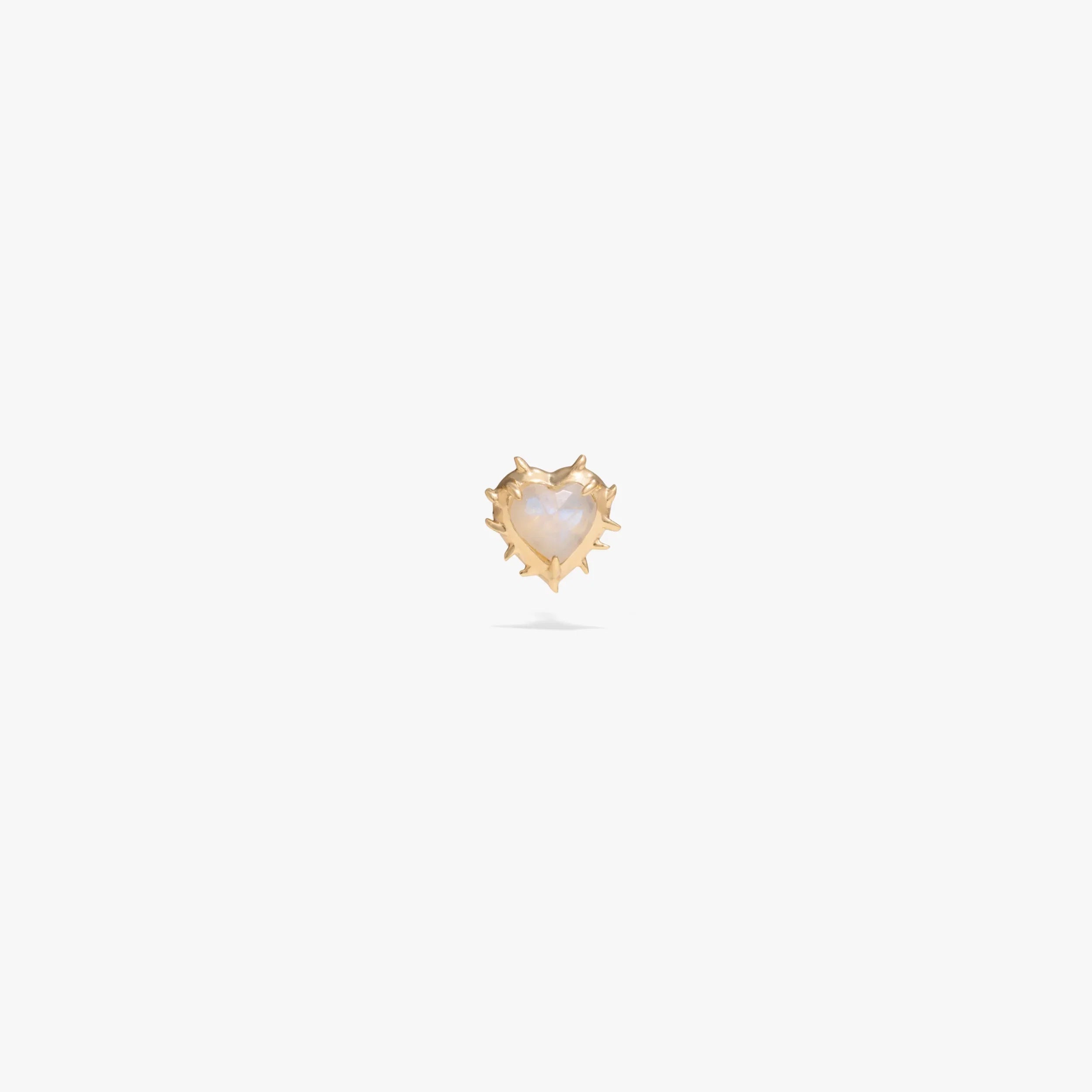 Heart of Thorns Stud Earring