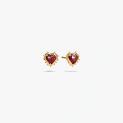 Heart of Thorns Stud Earring