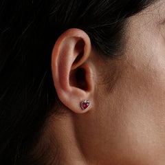 Heart of Thorns Stud Earring