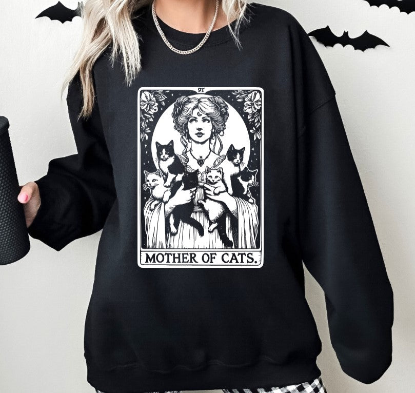 The Mother of Cats Tarot: T-Shirt, Pullover, Hoodie, Tank or Long Sleeve